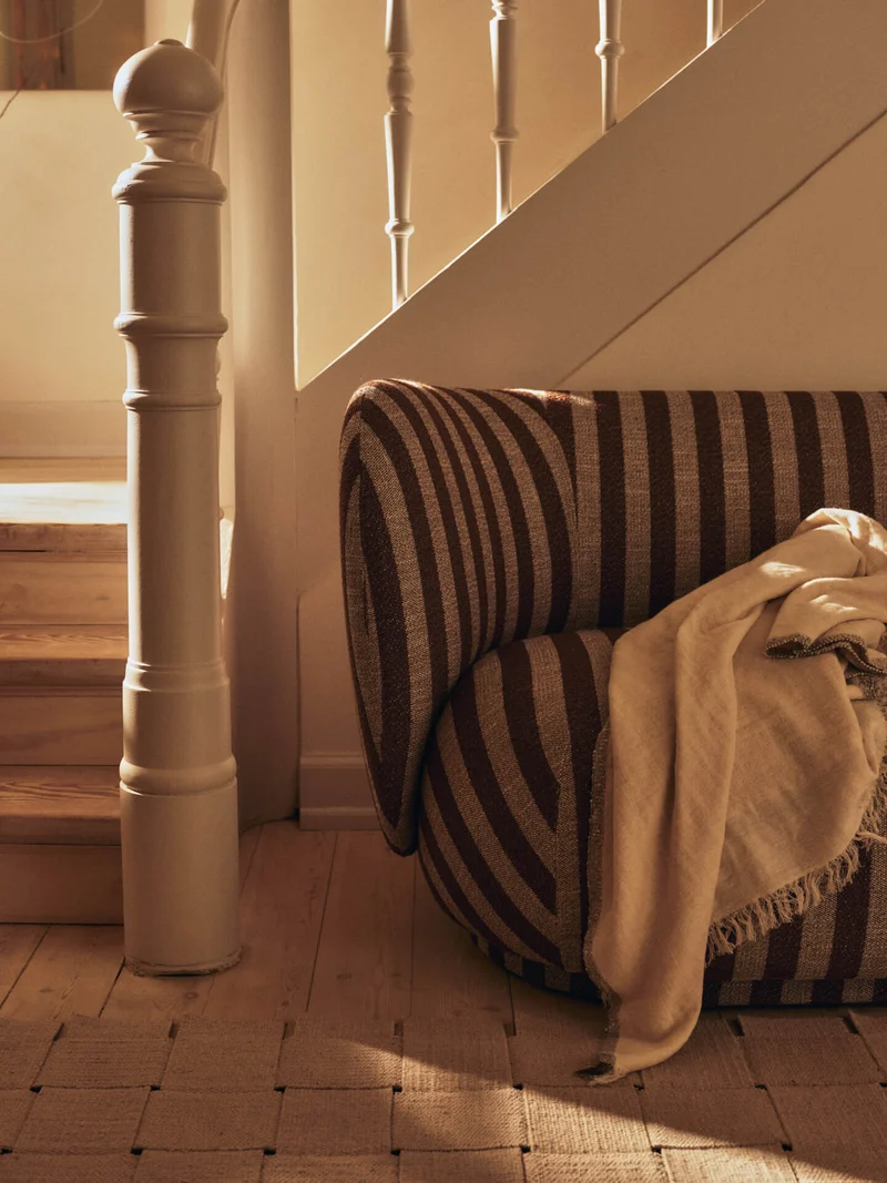 Rico Sofa 2-seater - Louisiana - Sand/Chocolate