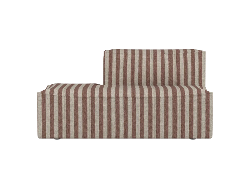 Catena Sofa Open End Left S300 - Louisiana - Sand/Chocolate
