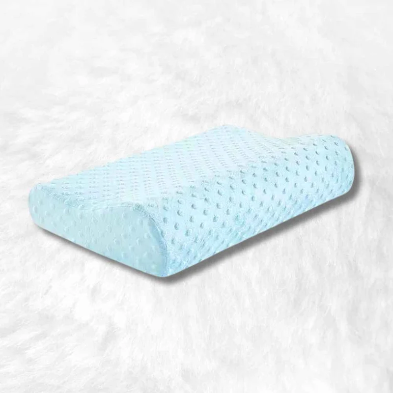 Coussin Cervical pour Dormir bleu !