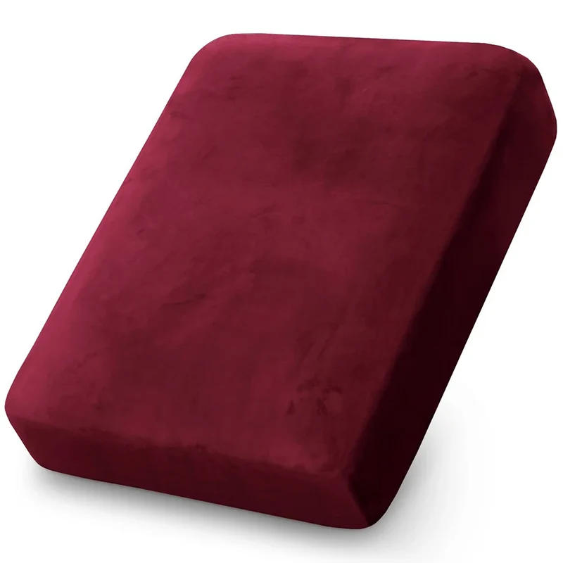 Housse de Coussin Salon de Jardin Extérieur Velours Extensible
