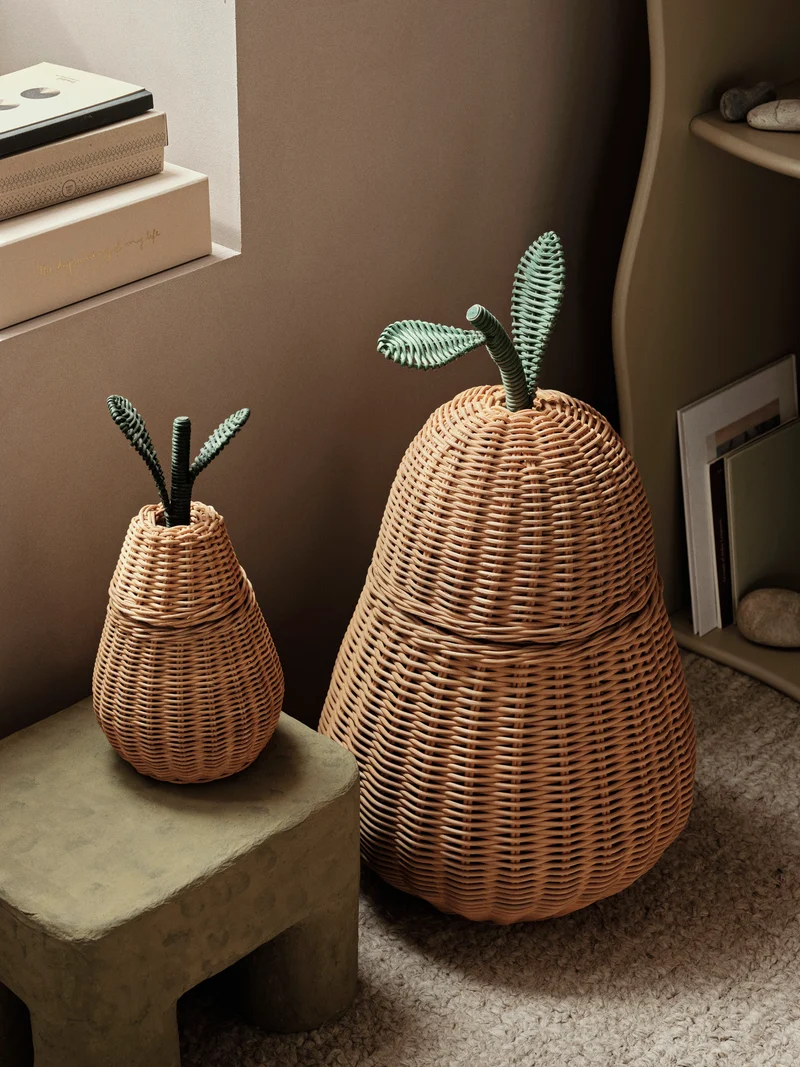 Pear Braided Storage - Natural