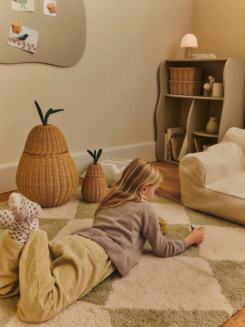 Pear Braided Storage - Natural