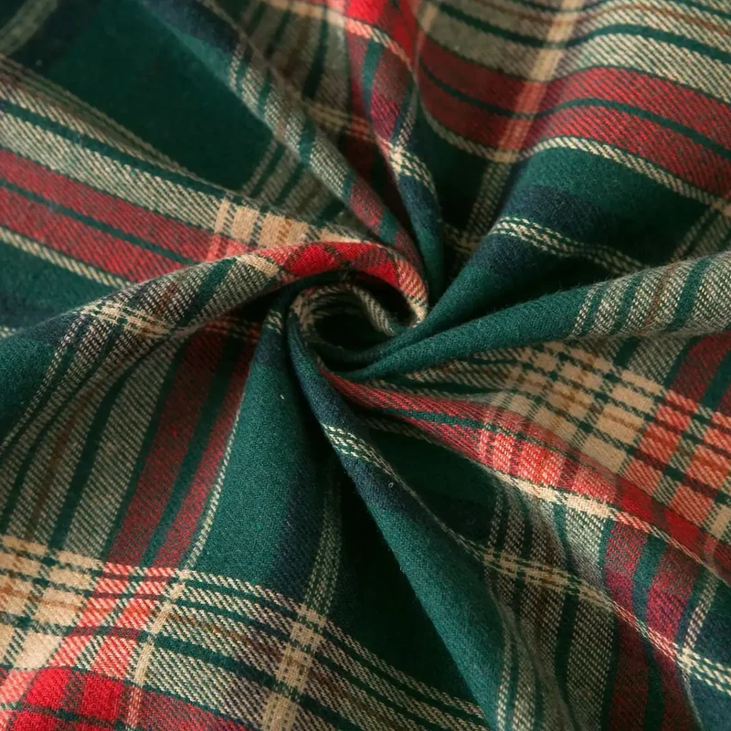 Plaid jeté de canapé ou fauteuil grande taille carreaux écossais