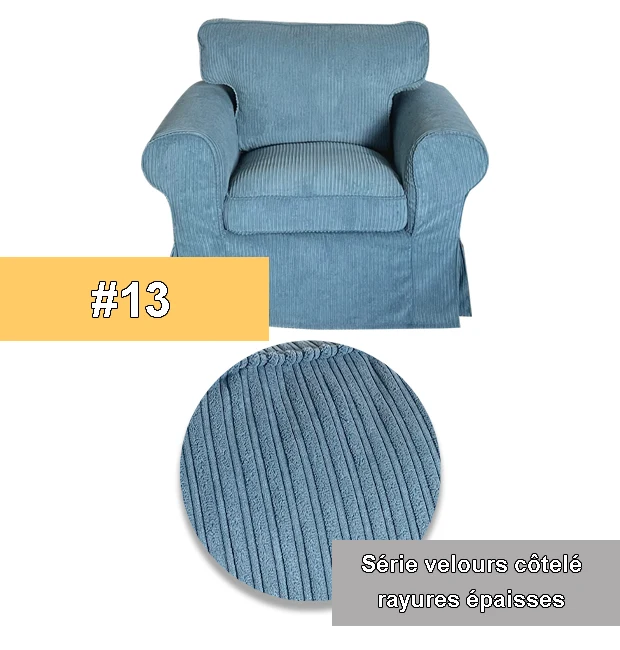 Housse pour fauteuil IKEA EKTORP haut de gamme entièrement personnalisable