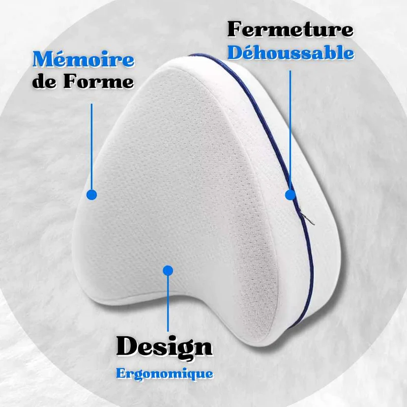 Coussin Orthopédique Genoux Pharmacie blanc !
