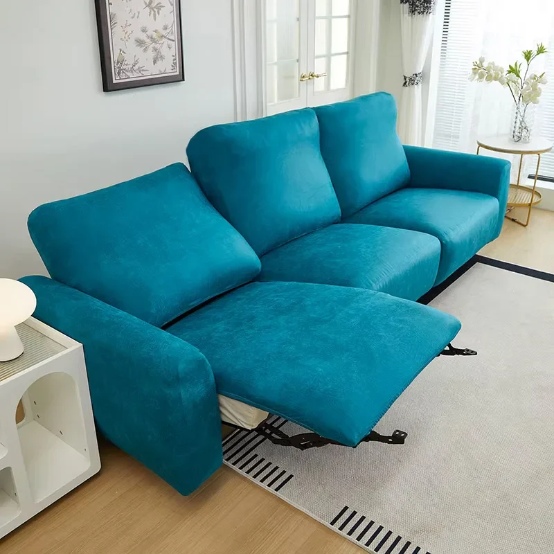 Housse de Fauteuil Relax En Similicuir Turquoise