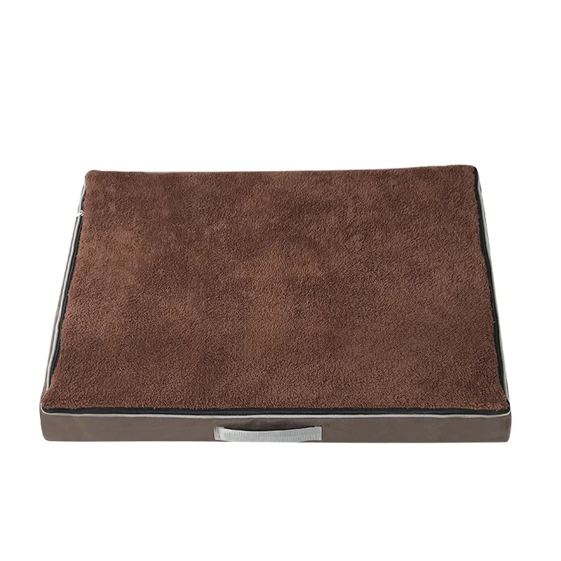 Coussin mémoire de forme chien avec une housse lavable