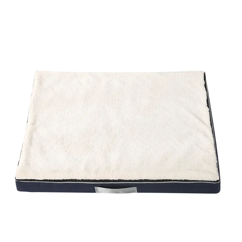 Coussin mémoire de forme chien avec une housse lavable