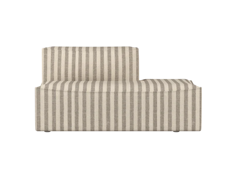 Catena Sofa Open End Right S301 - Louisiana - Sand/Off-White