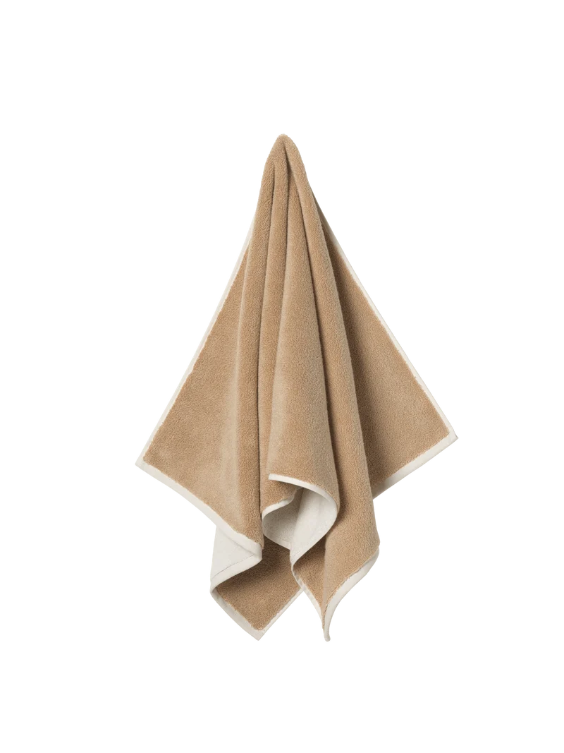 Ekko Bath Towel - Cashmere/Off-White