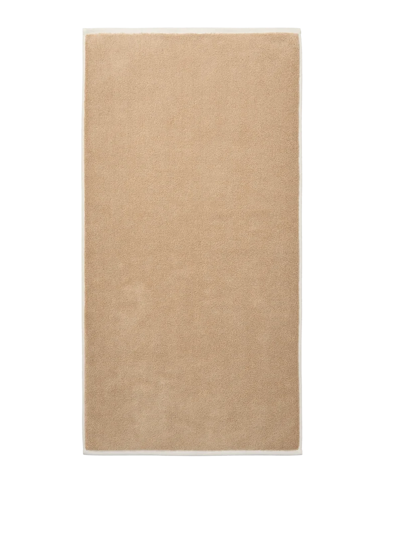 Ekko Bath Towel - Cashmere/Off-White