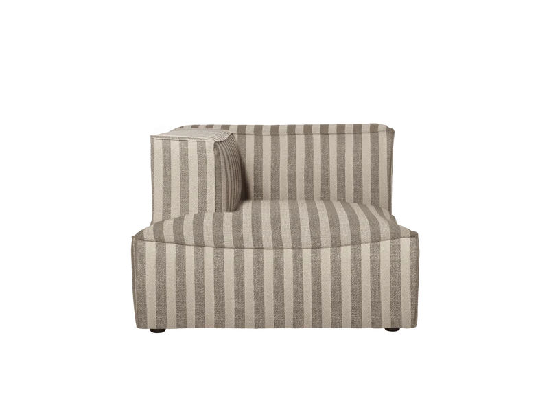 Catena Sofa Chaise Longue Left L600 - Louisiana - Sand/Off-White