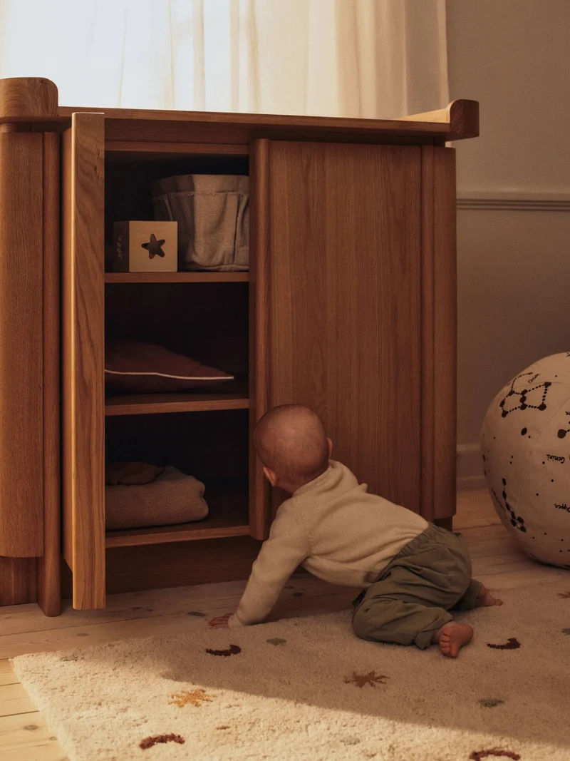 Tilu Changing Unit - Natural Oak