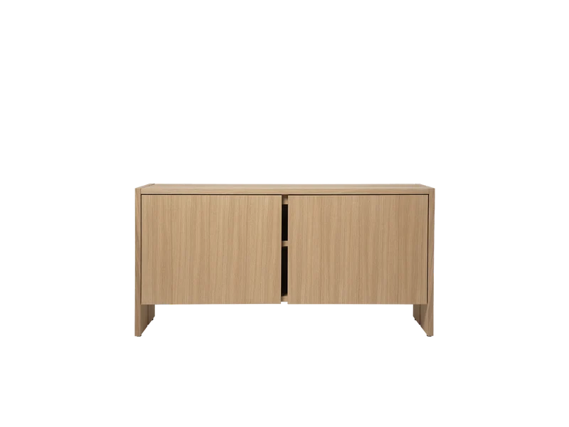 Parcel Hallway Cabinet - Low - Natural Oak