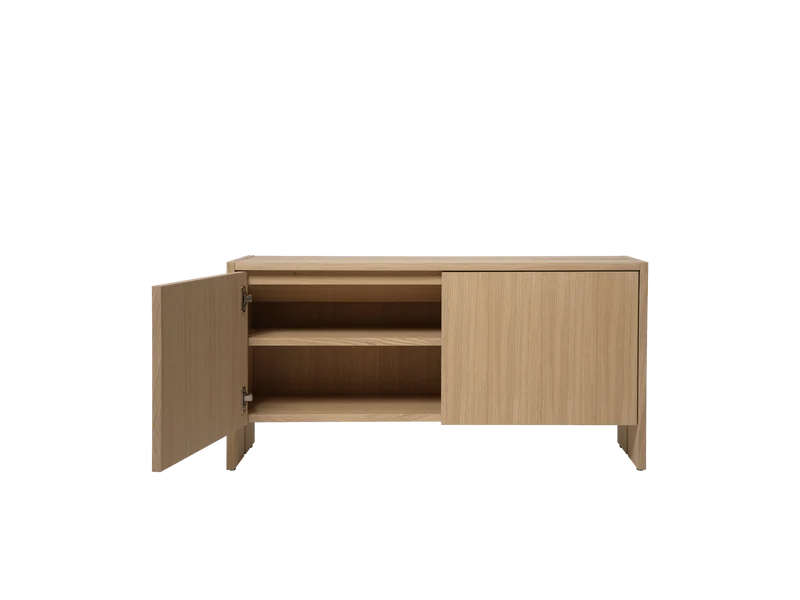 Parcel Hallway Cabinet - Low - Natural Oak