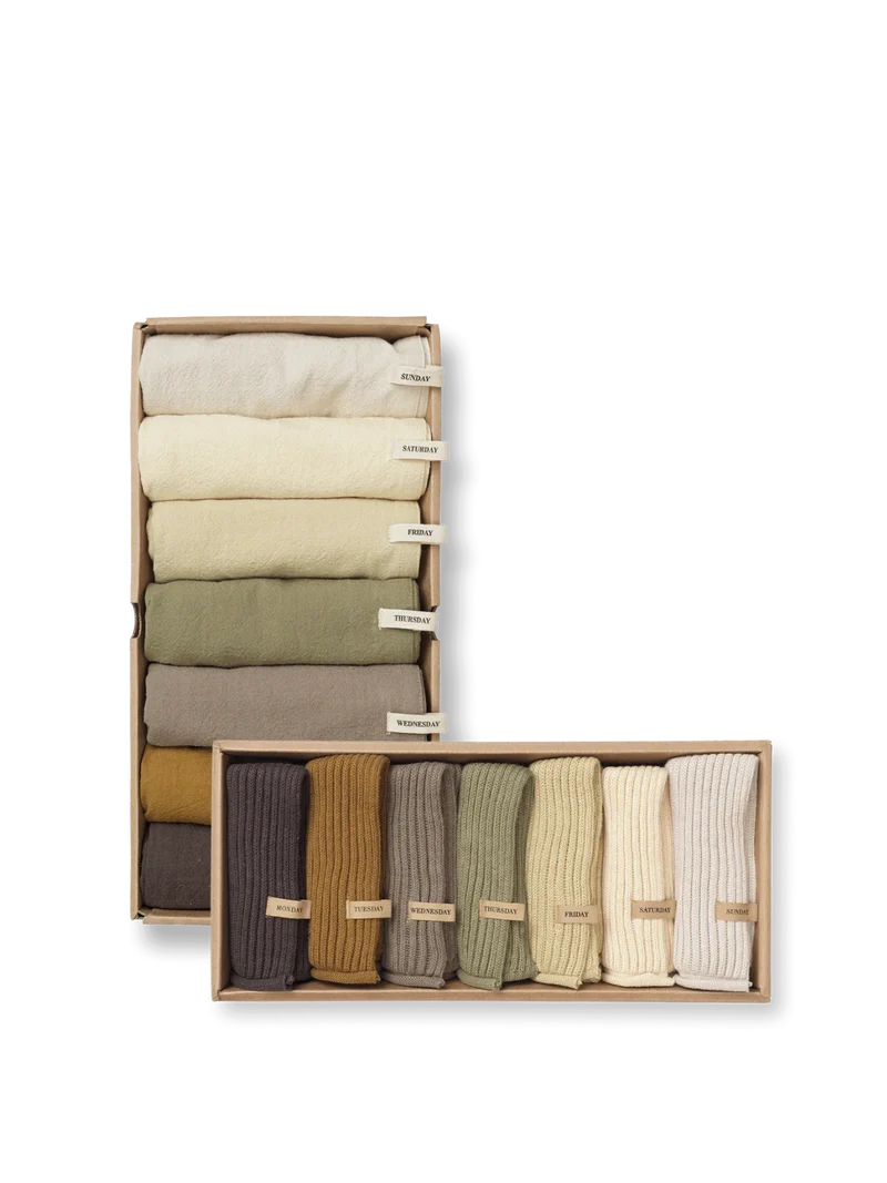 Day Tea Towel & Cloth Gift Set - Calm