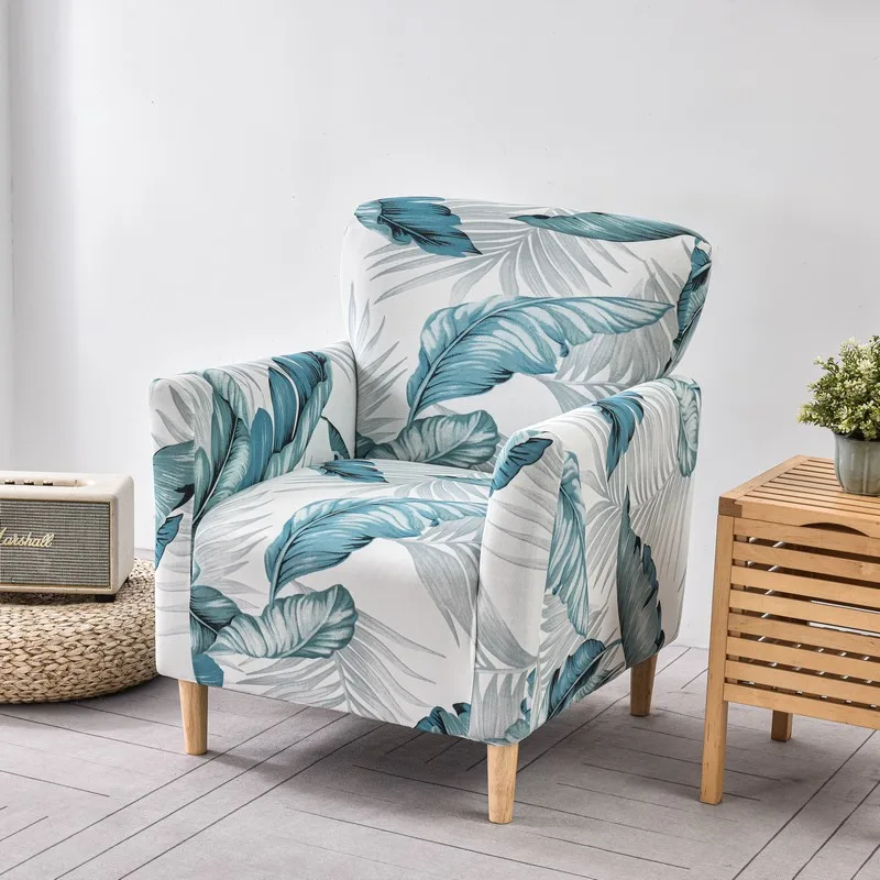 Housses de Fauteuil avec Accoudoirs à Motifs