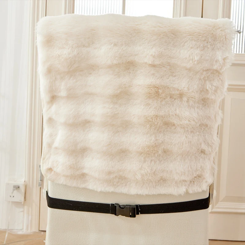 housse de chaise ultra douce et antidérapante en polaire "nuage de douceur"