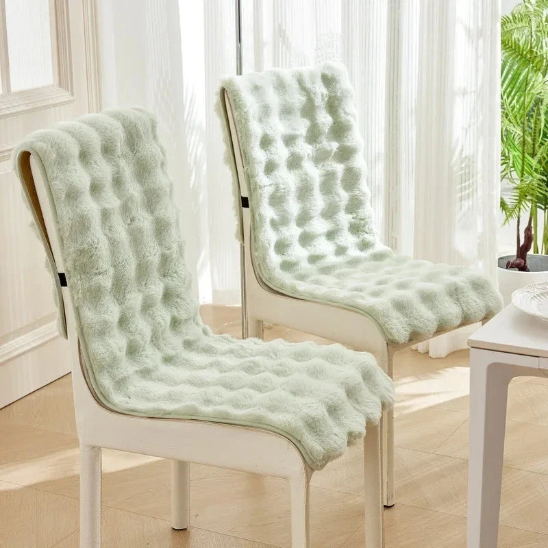 housse de chaise ultra douce et antidérapante en polaire "nuage de douceur"