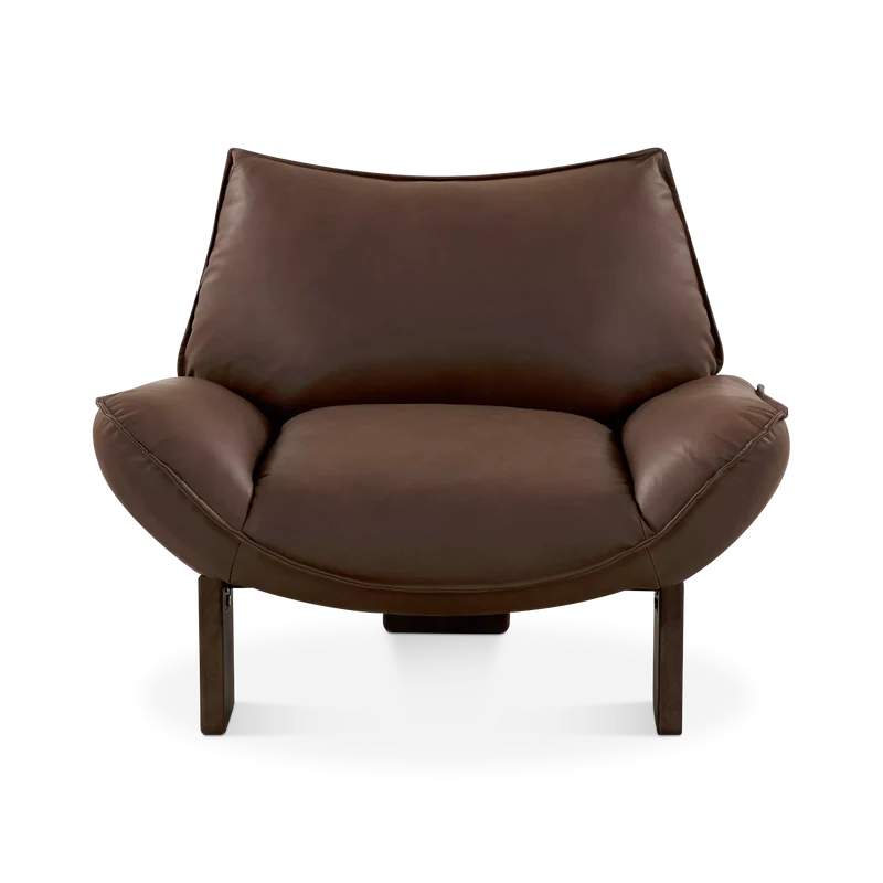 Senna - Leather Armchair by Furninova