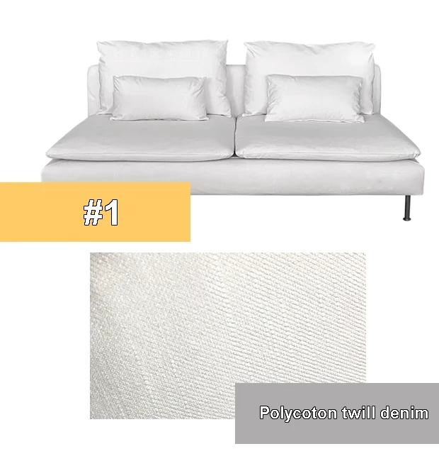 Housse pour canapé IKEA SODERHAMN 3 places avec ou sans accoudoirs personnalisable
