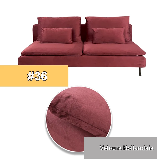 Housse pour canapé IKEA SODERHAMN 3 places avec ou sans accoudoirs personnalisable