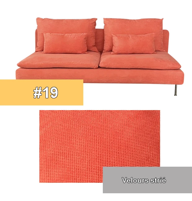 Housse pour canapé IKEA SODERHAMN 3 places avec ou sans accoudoirs personnalisable