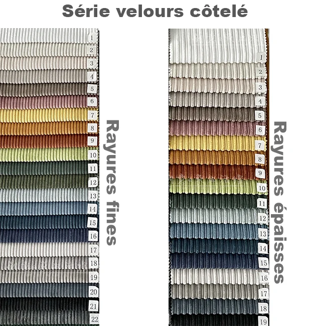 Housse pour canapé IKEA EKTORP luxe haut de gamme velours côtelé