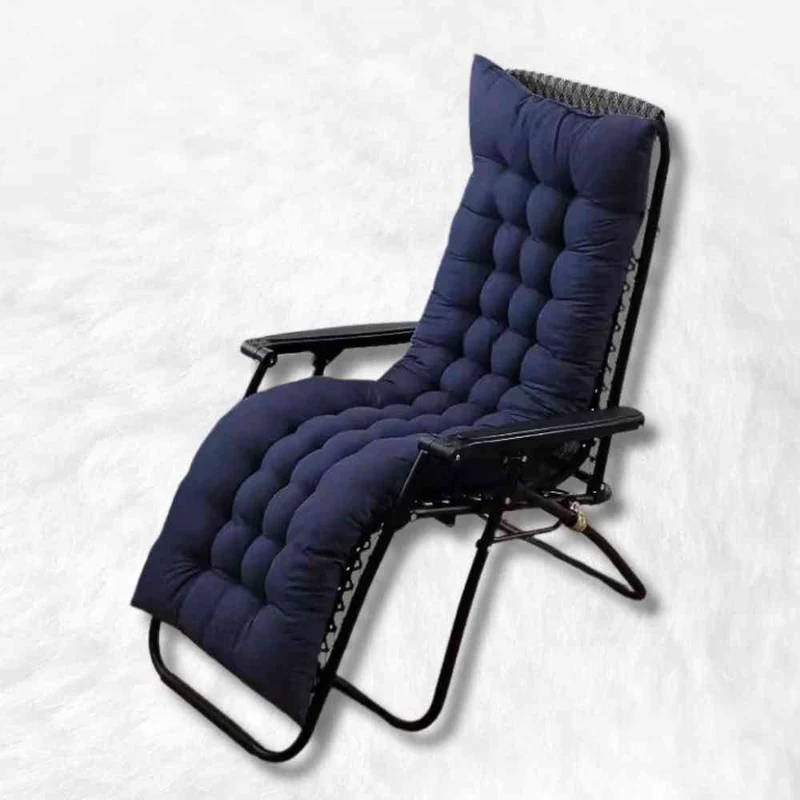 Coussin Chaise Longue bleu nuit
