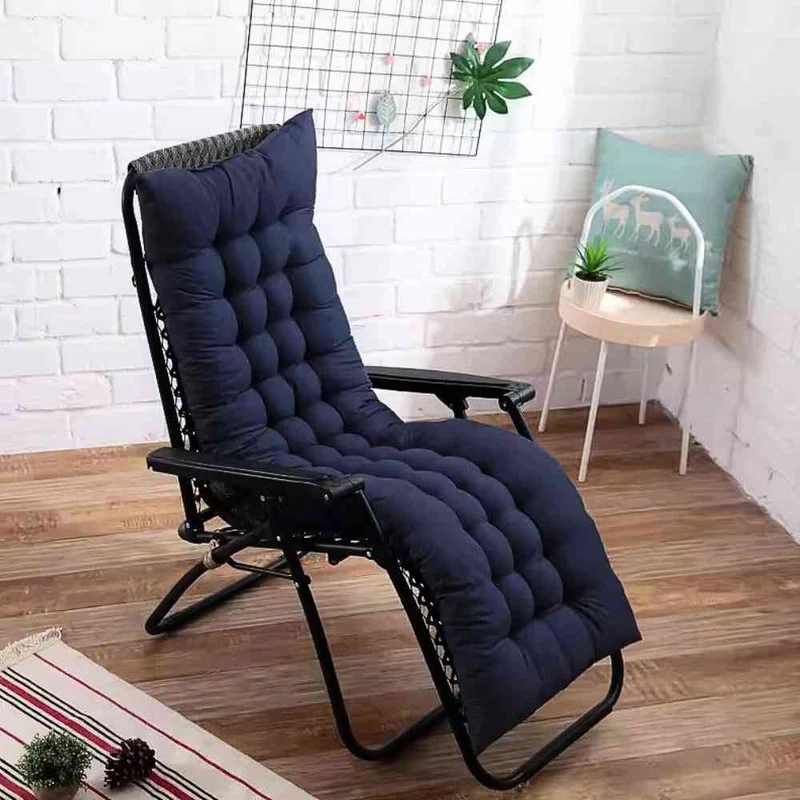 Coussin Chaise Longue bleu nuit
