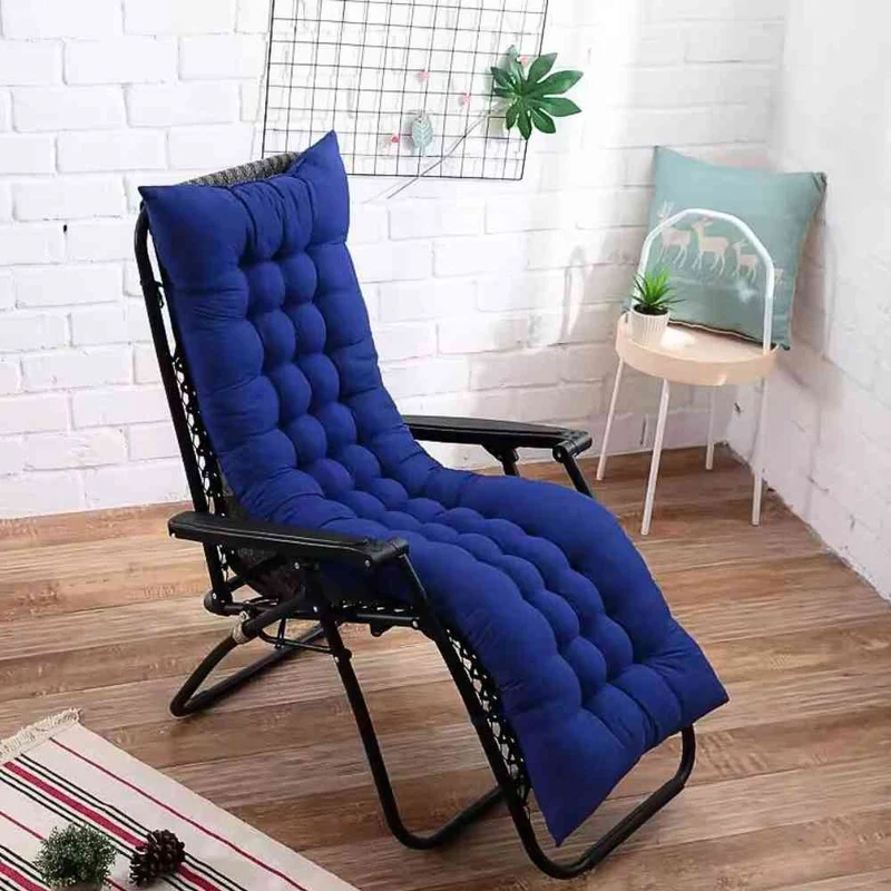 Coussin Chaise Longue bleu