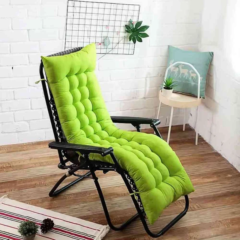 Coussin Chaise Longue vert