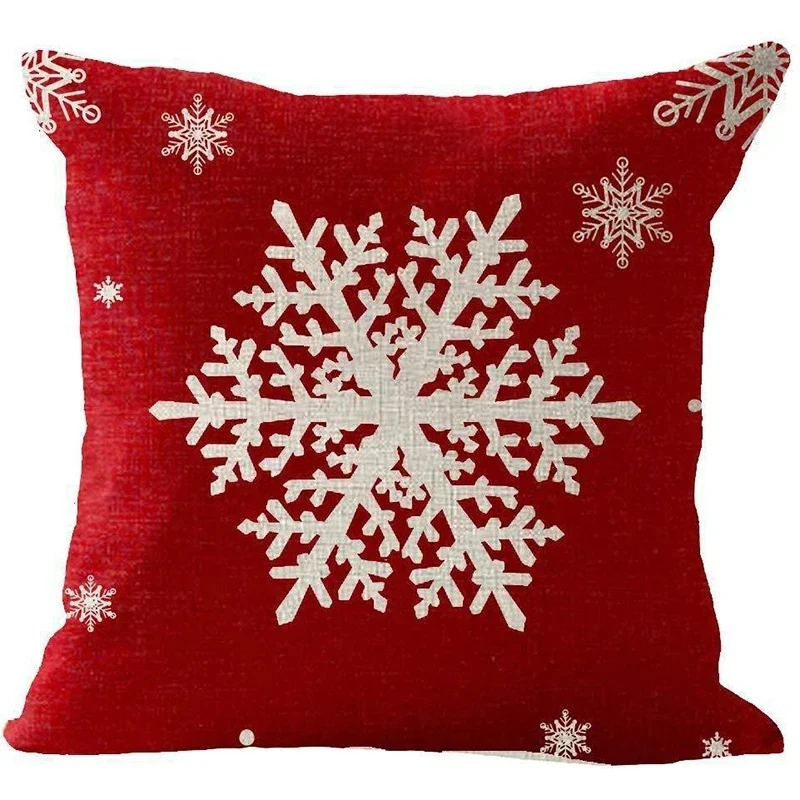 Coussin de noël rouge