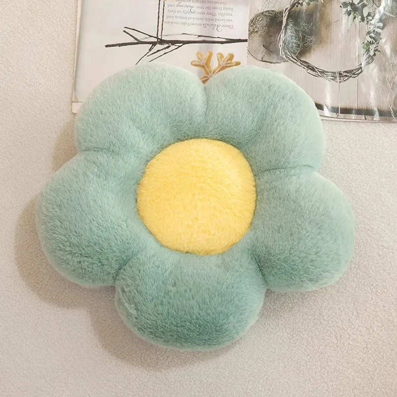 Coussin fleur coloré