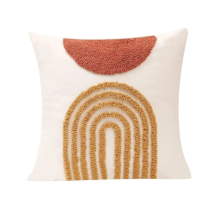 Coussin design canapé moderne et brodé