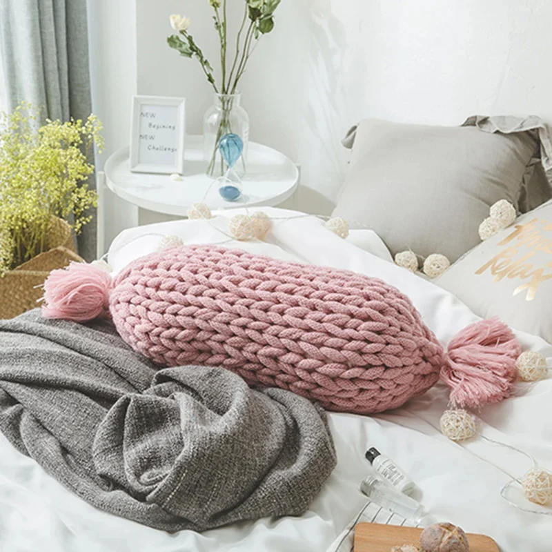Coussin au crochet moelleux et épais