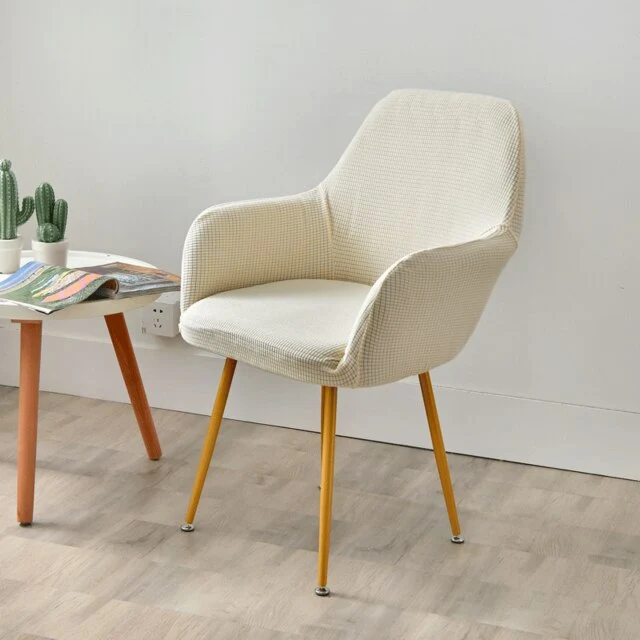 Housse de chaise scandinave Skodje Crème