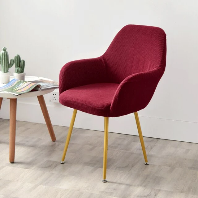 Housse de chaise scandinave Skodje Bordeaux