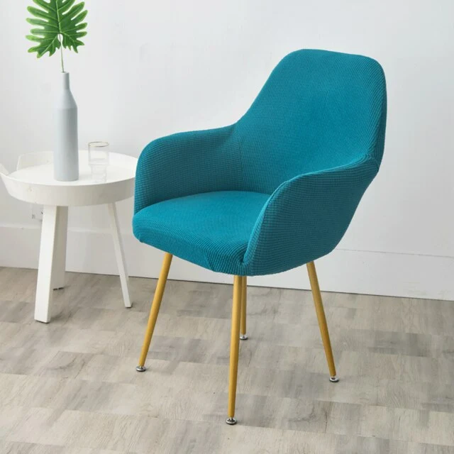 Housse de chaise scandinave Skodje Bleu canard
