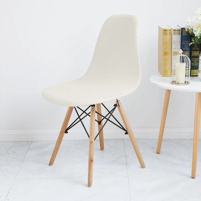 Housse de chaise scandinave écru