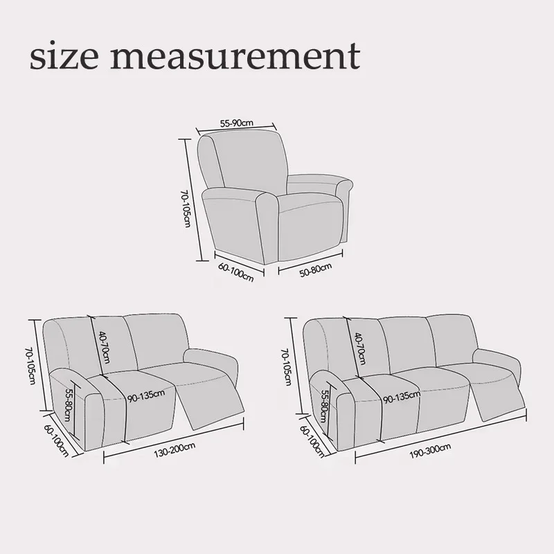 Housse de Fauteuil Relax En Similicuir Bordeaux
