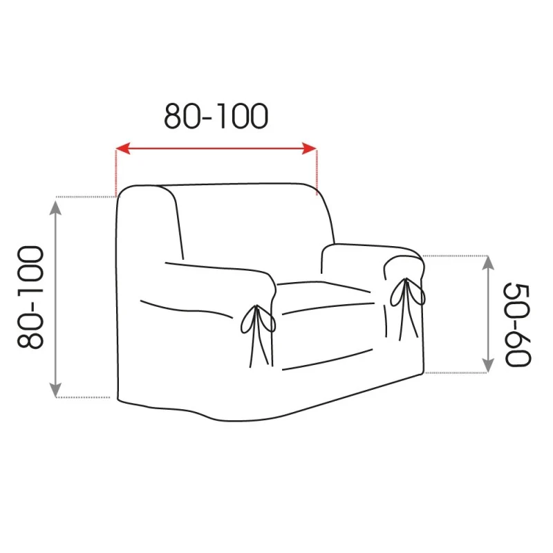 Housse Fauteuil Lacets Aveiro