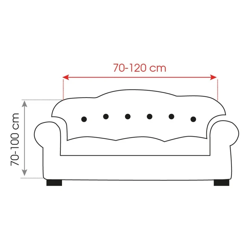 Housse de Canapé Multi-Élastique Chesterfield Duplex Stark