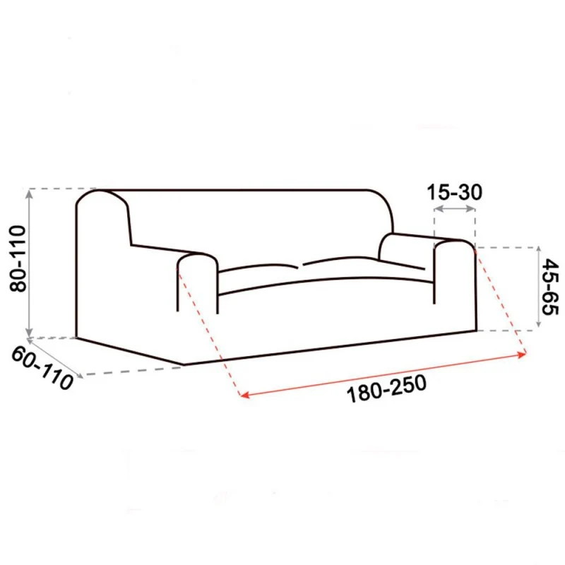 Housse de Canapé Super Extensible Mila