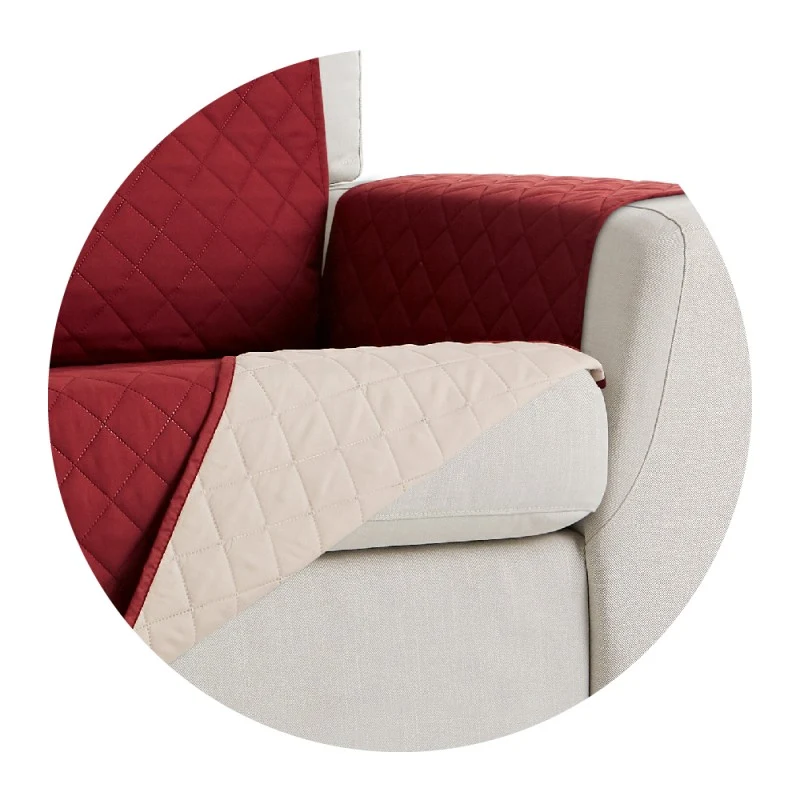 Couvre Canapé Matelassé Réversible Polster