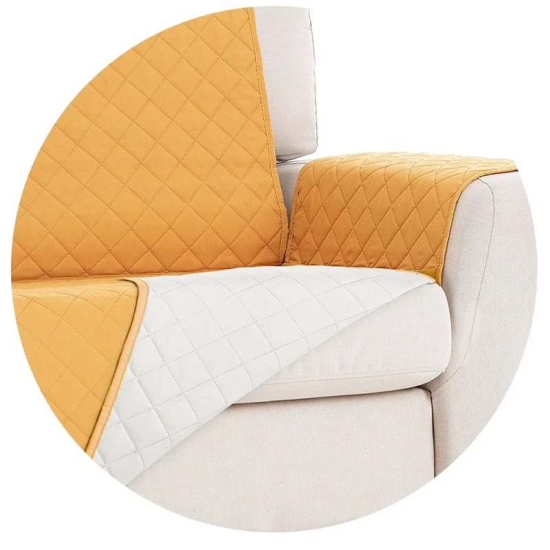 Couvre Canapé Matelassé Réversible Polster