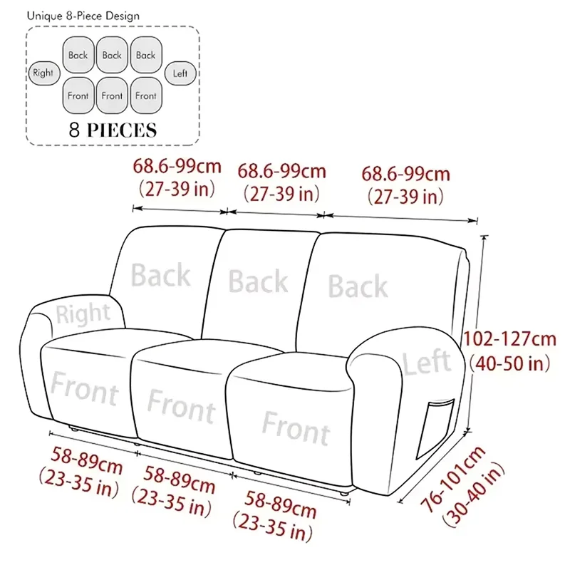Housse Pour Fauteuil Relax Vellora Marron