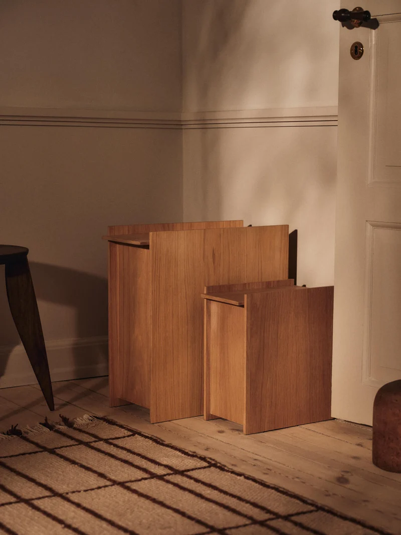 Sama Wooden Bin - Oak