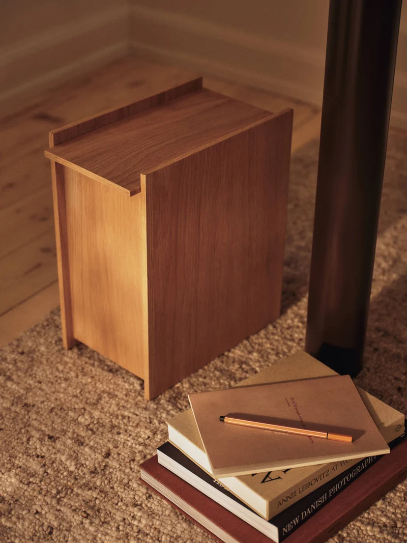Sama Wooden Bin - Oak
