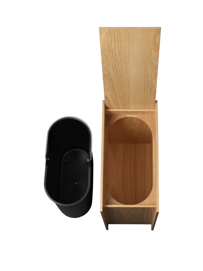 Sama Wooden Bin - Oak